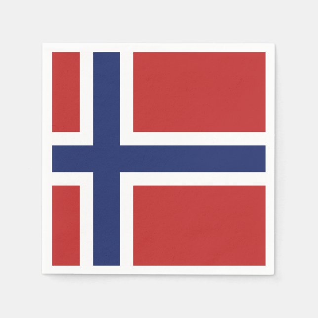 Norway Flag Napkin (Front)