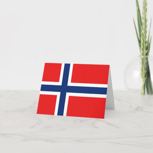 Norway Flag Notecard (Front)