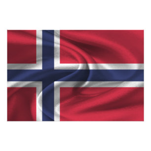 Norway Flag Photo Print