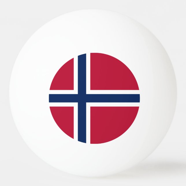 Norway Flag Ping Pong Ball (Front)