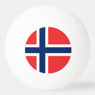 Norway Flag Ping Pong Ball