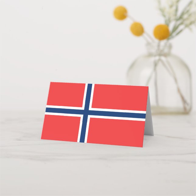 Norway Flag Place Card (Front)