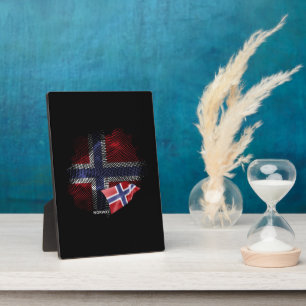 Norway flag plaque