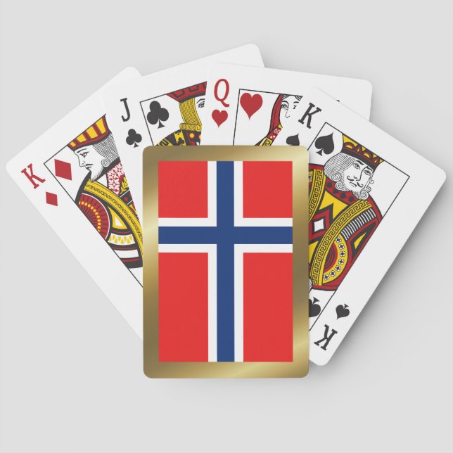 Norway Flag Playing Cards (Back)