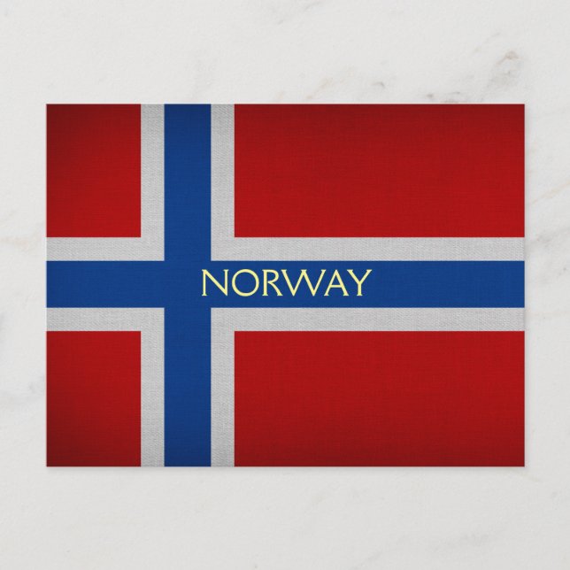 Norway flag postcard (Front)