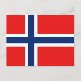 Norway Flag Postcard