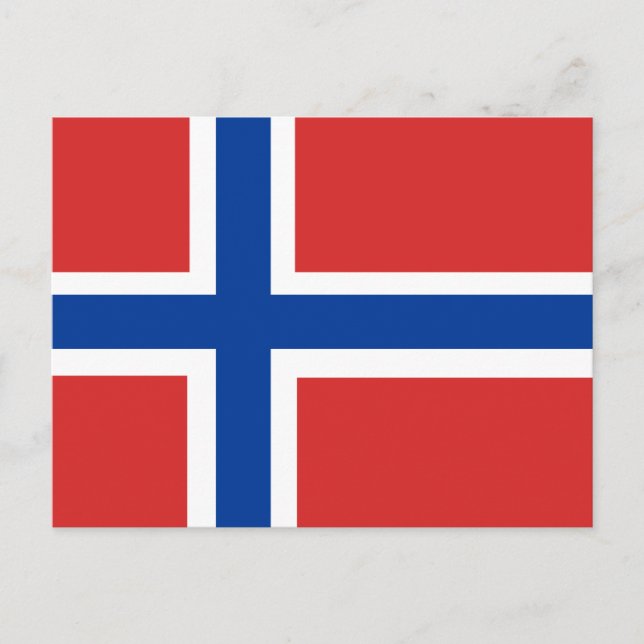 Norway Flag Postcard (Front)