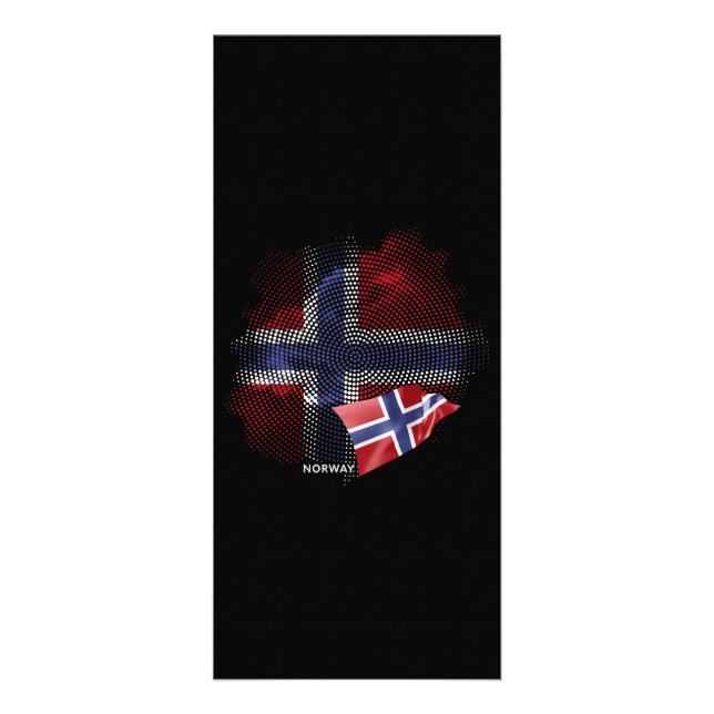 Norway flag rack card (Front)