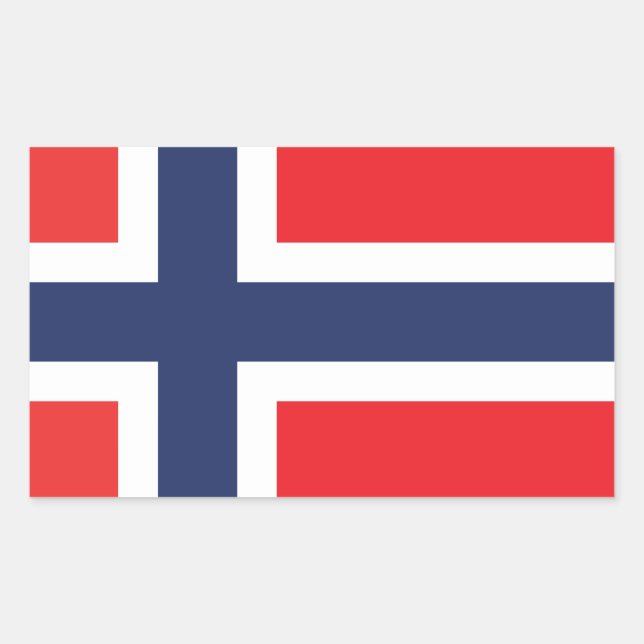 NORWAY FLAG STICKER (Front)