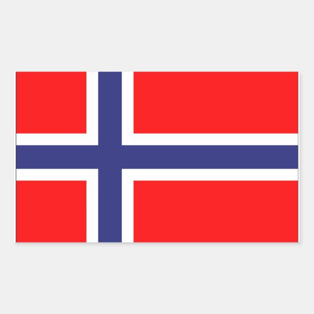 Norway Flag Sticker (Front)