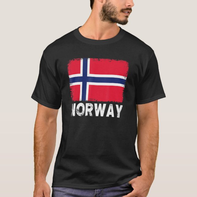 Norway Flag   Support Norwegian People Women Men   T-Shirt (Front)