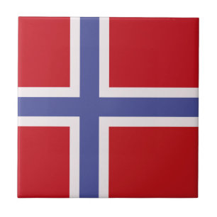 Norway flag tile