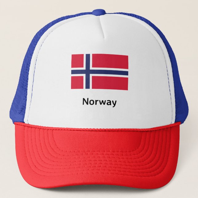 Norway Flag Trucker Hat (Front)