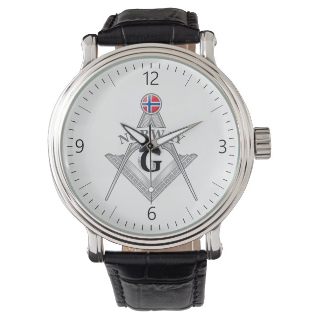Norway freemasonry sign watch (Front)
