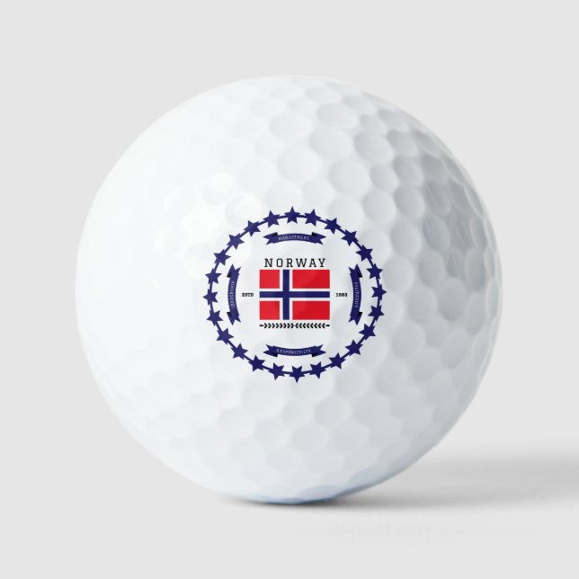 Norway  golf balls (Front)