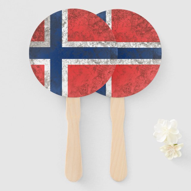 Norway Hand Fan (Front and Back)