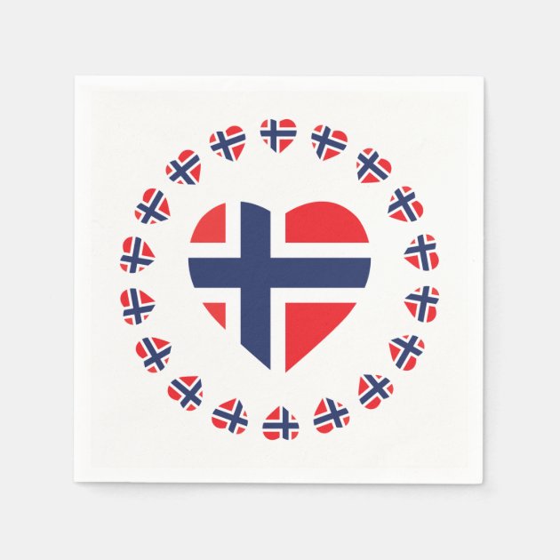 Napkins Norway Norge Flag Luncheon - Open House Imports