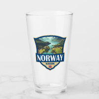 Norway Illustration Retro Badge