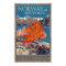 Norway in September Vintage Poster Restored
