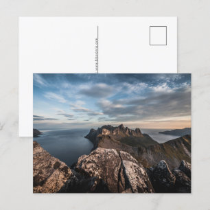 Norway Landscape Holiday Postcard