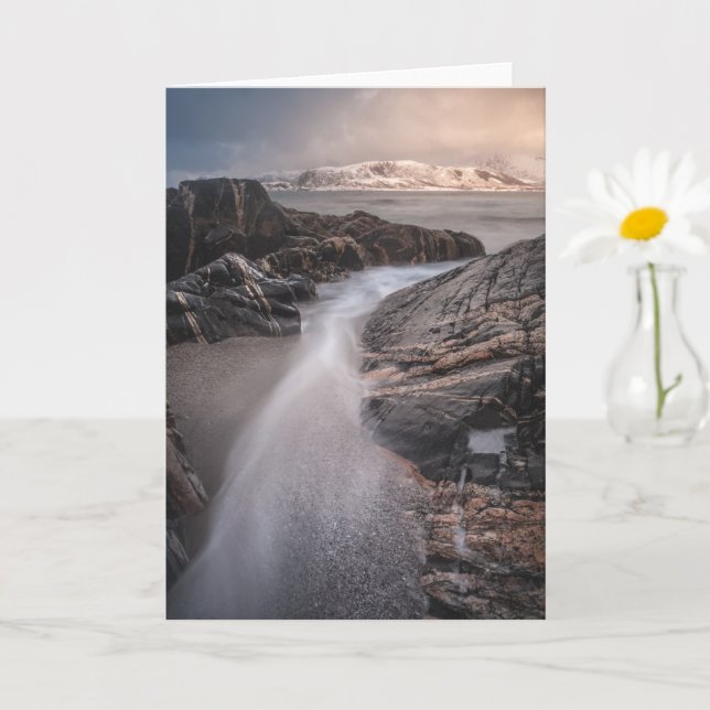 Norway Landscape Photo Card (Small Plant)