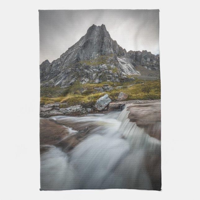 Norway Landscape photo Kitchen Towel (Vertical)