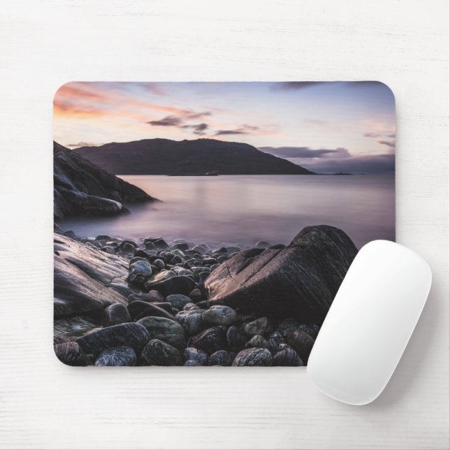 Norway Landscape Photo Mouse Pad (With Mouse)