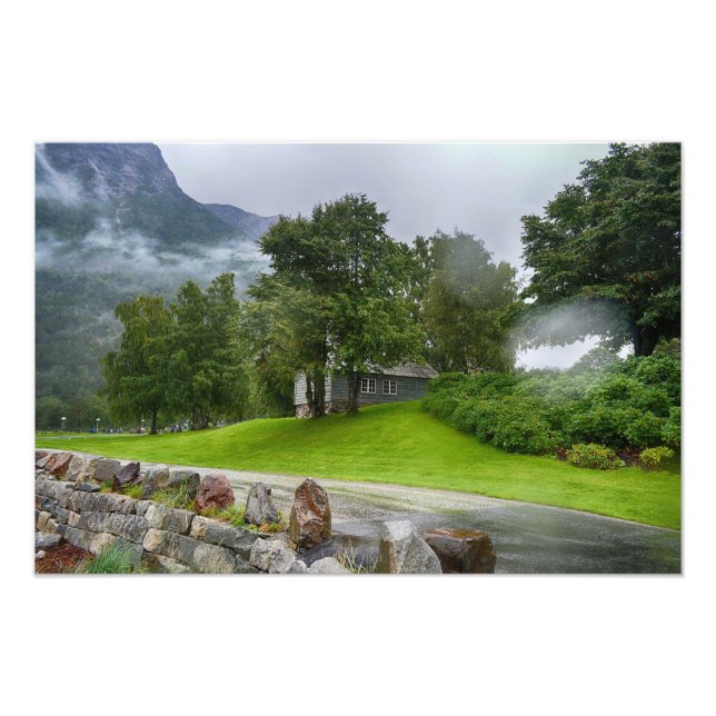 Norway landscape photo print (Front)