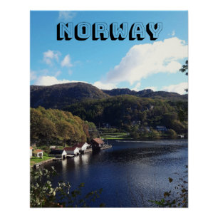Norway Landscape Poster