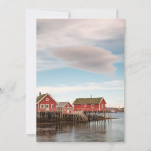 Norway Lofoten Fishing Village Card