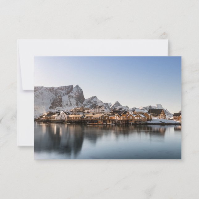 Norway Lofoten Islands Card (Front)