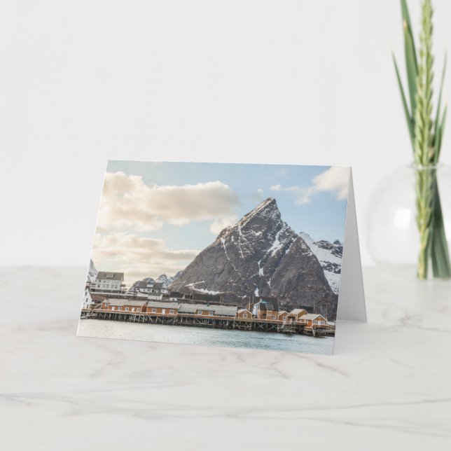 Norway Lofoten Landscape Card (Front)
