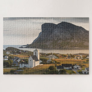 Norway Lofoten Landscape Photo Jigsaw Puzzle