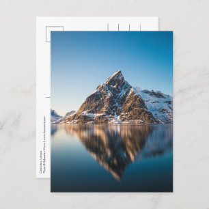 Norway Lofoten Mountain Postcard