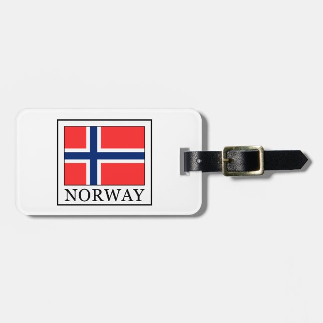 Norway Luggage Tag (Front Horizontal)