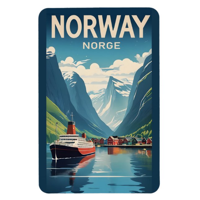 Norway Magnet (Vertical)