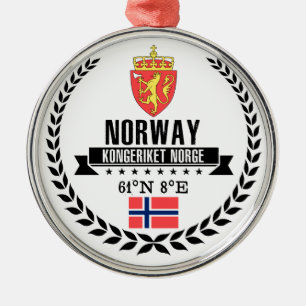 Norway Metal Ornament