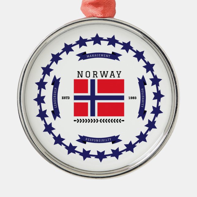 Norway  metal ornament (Front)