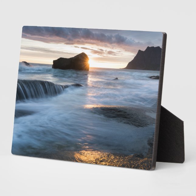 Norway Midnight Sun Plaque (Side)
