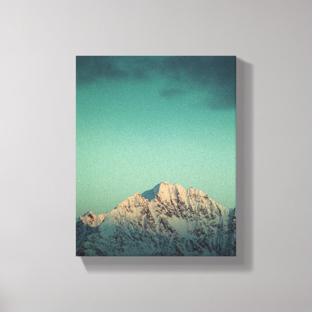 Norway Mountain Landscape Photo Canvas Print (Front)