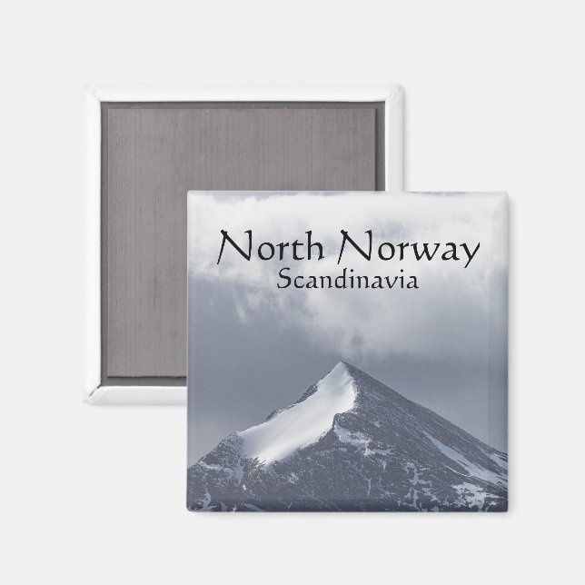 Norway Mountain Landscape Photo Magnet (Front/Back)