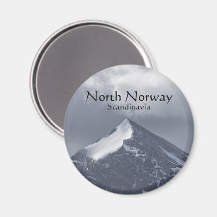 Norway Mountain Landscape Photo Magnet
