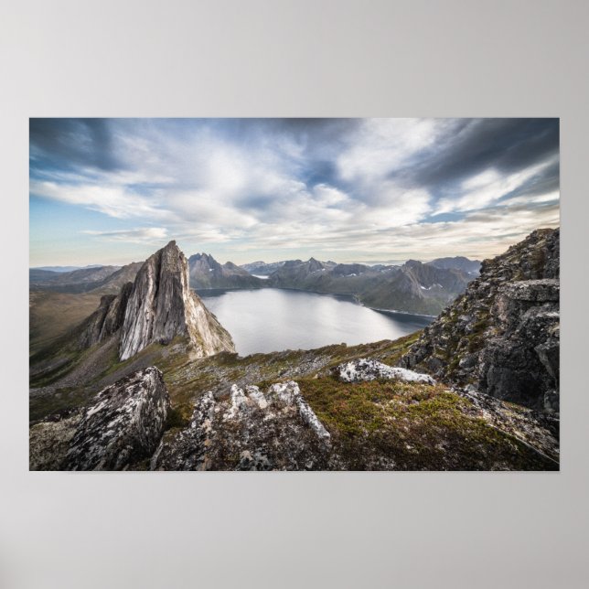 Norway Mountain Landscape Photo Poster (Front)