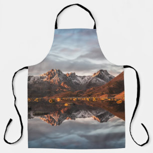 Norway Mountains Landscape Photo Apron