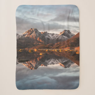 Norway Mountains Landscape Photography Sherpa Blanket