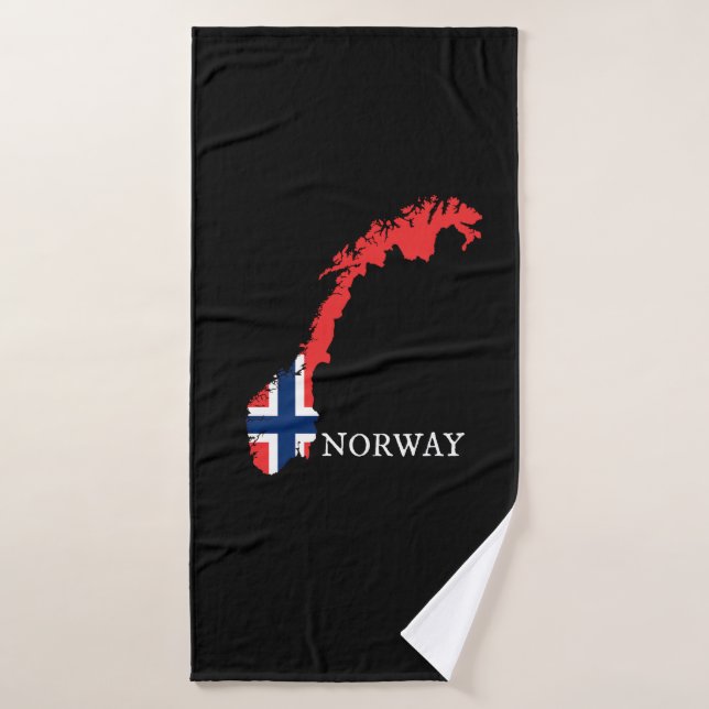 Norway - Norway Flag Bath Towel (Bath Towel)