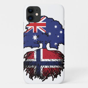Norway Norwegian Australian Australia Tree Roots iPhone 11 Case