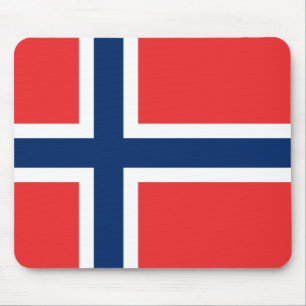 Norway (Norwegian) Flag Mouse Pad