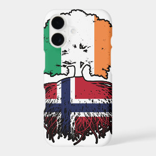 Norway Norwegian Irish Ireland Tree Roots Flag