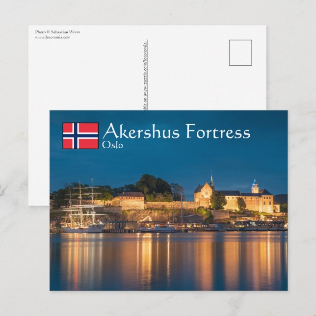 Norway Oslo Akershus Fortress Postcard (Front/Back)
